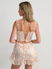 Peaches & Cream Slip Dress — Peach