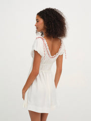 Georgia Corset Slip Dress — Red