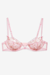 Dainty Daphne Underwire Bra — Pink