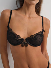 Papillon Underwire Bra — Black
