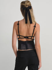 Papillon Bustier — Black