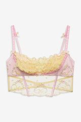 Sunny Bouquet Bustier — Multi Yellow