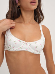 Elliana Underwire Bra — White
