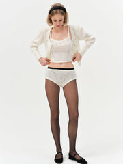 London Knit Panty — Cream