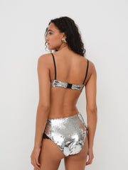 Maia High-waist Panty — Silver
