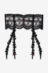 Roxanne Garter Belt — Black