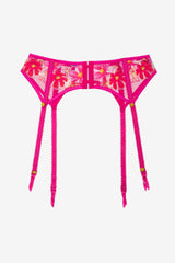 Anemone Garter Belt — Pink
