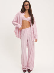 Mindy Wide Leg Pant — Pink