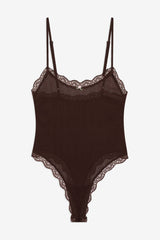 Elliana Bodysuit — Chocolate