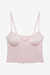 Elliana Sleep Top — Dusty Pink