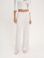 Elliana Wide Leg Pant — White