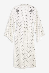 Lady Dot Robe — Cream