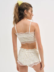 Dahlia Sleep Bralette — Yellow