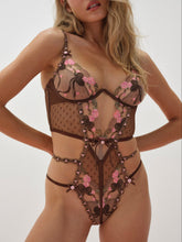 Runaway Bows Bodysuit — Brown