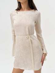 Madalie Mini Dress — Cream