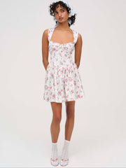 August Mini Dress — White