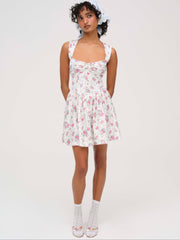 August Mini Dress — White