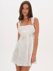 Holland Mini Dress — White