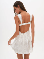 Holland Mini Dress — White