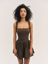 Ginny Mini Dress — Brown