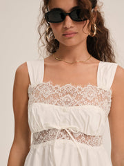 Marion Mini Dress — White