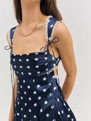 Holland Mini Dress — Navy