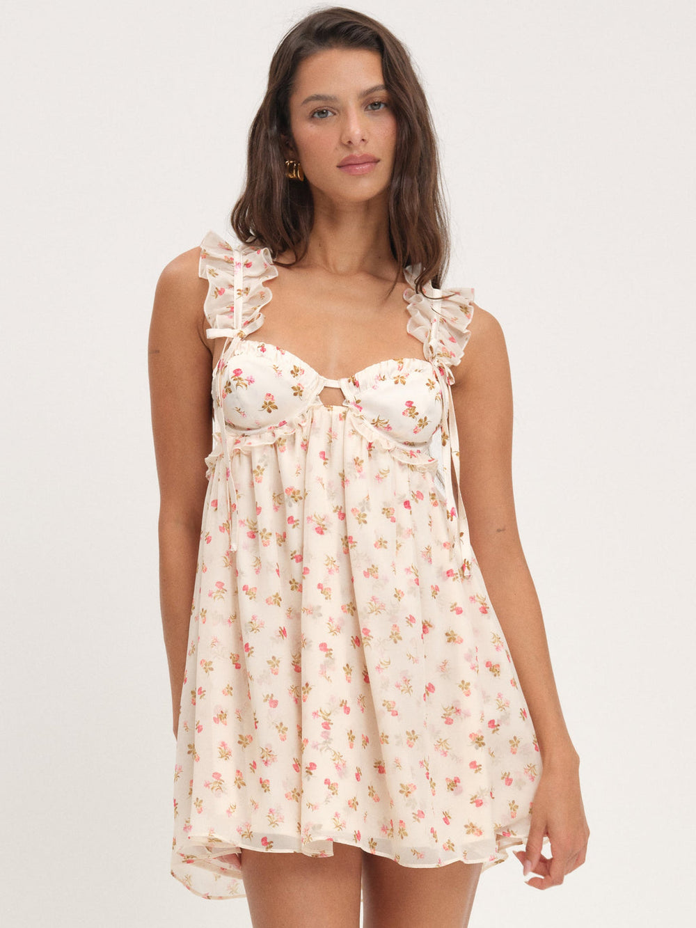 Poppy Mini Dress — White