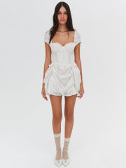 Morgan Mini Dress — Bright White