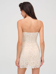 Claire Mini Dress — Cream