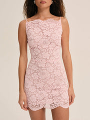 Lakeside Mini Dress — Pink