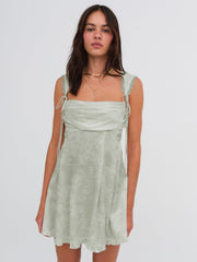 Holland Mini Dress — Green