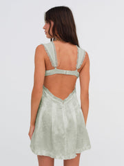 Holland Mini Dress — Green