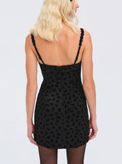 Claira Mini Dress — Black