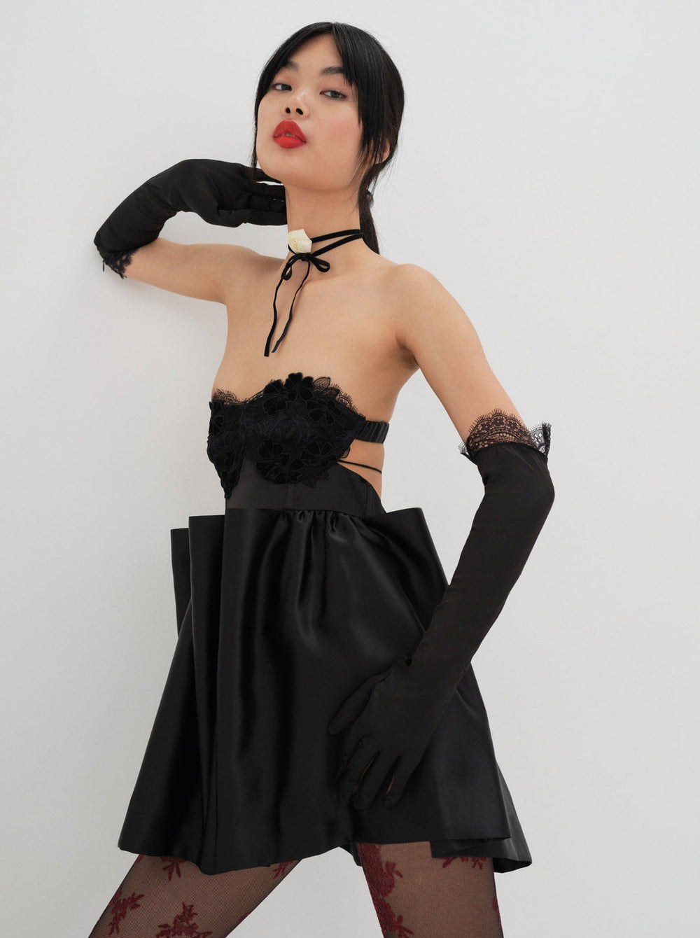 Virginia Mini Dress — Black