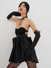 Virginia Mini Dress — Black