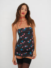 Posey Mini Dress — Black