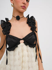 Poppy Mini Dress — Ivory