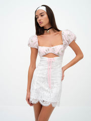 London Mini Dress — White