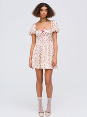Etienne Mini Dress — Pink