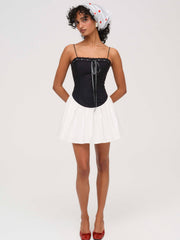 Annabella Mini Dress — Black