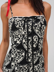 Claire Mini Dress — Black