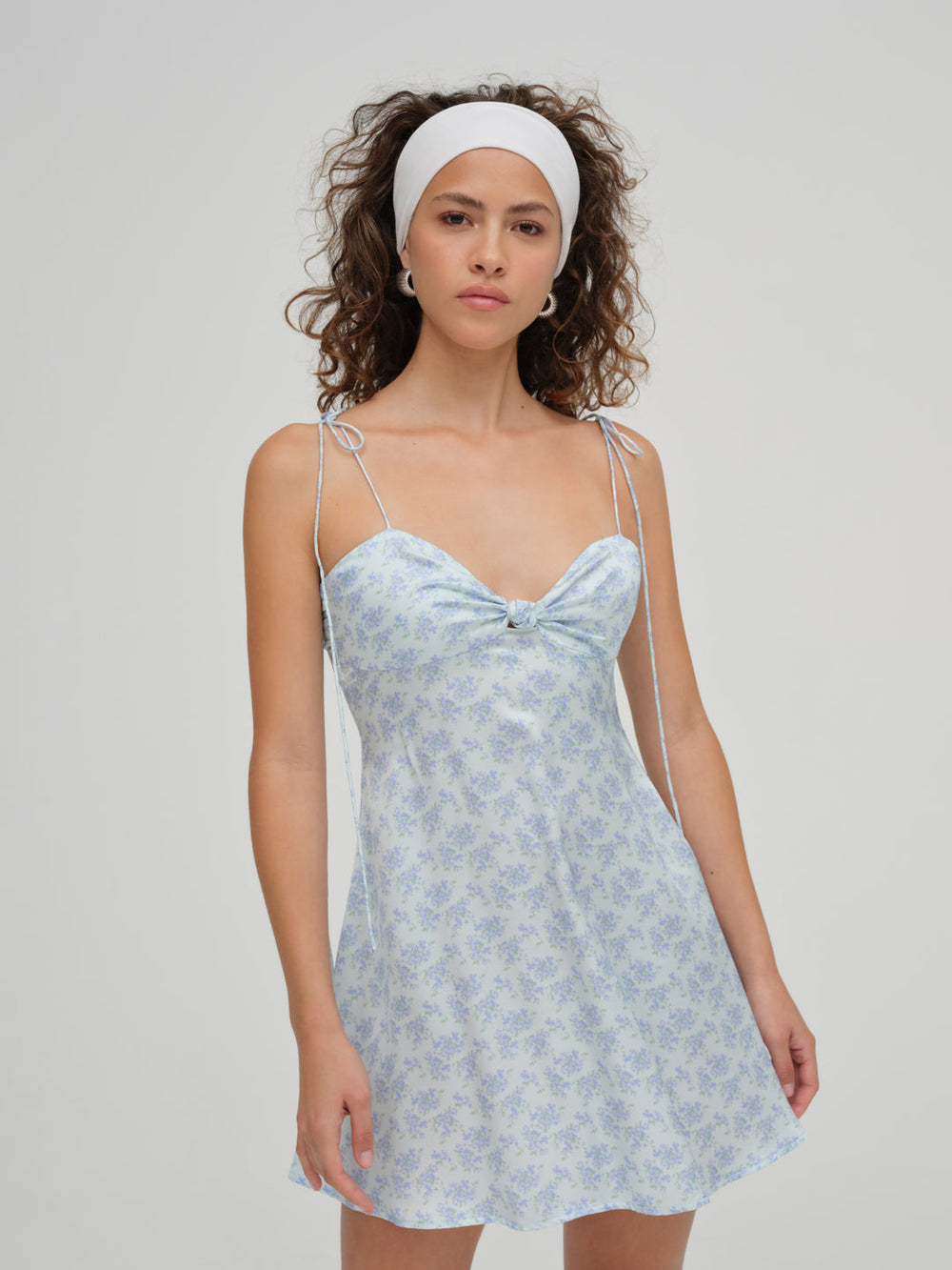 Adira Mini Dress — Blue
