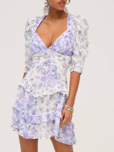 Rosalyn Mini Dress — Purple