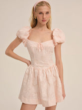 Florence Mini Dress — Peach