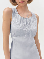 Madalie Midi Dress — Blue