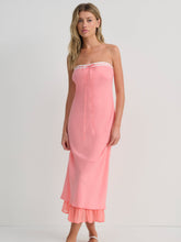 Daisy Mae Midi Dress — Coral