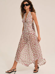Betty Bud Maxi Dress — White
