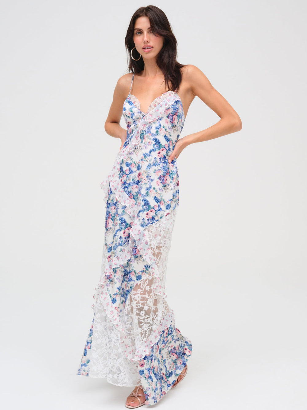 Josalyn Maxi Dress — Blue
