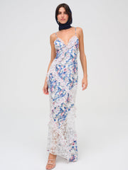 Josalyn Maxi Dress — Blue