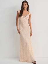 Emmaline Maxi Dress — Peach